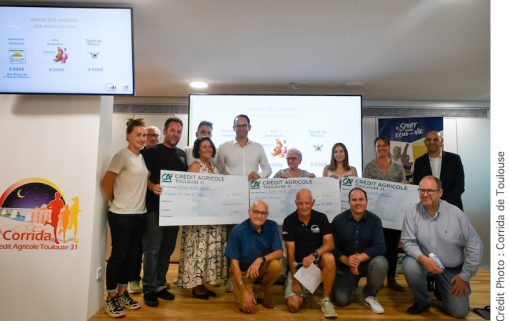 CA 31 21 000 euros reverses a 3 associations pour lenfance grace a la Corrida pedestre