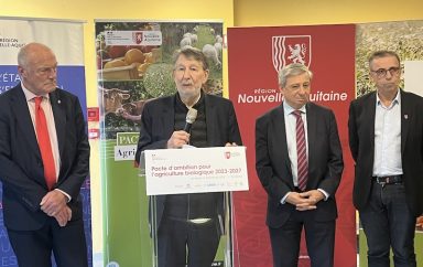 Alain Rousset, Alain Anziani, Etienne Guyot et Pierre Hurmic