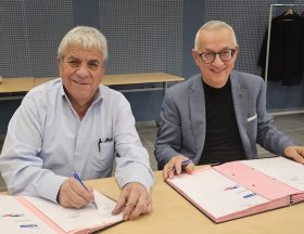 Max RASPAIL et Gilbert MARCELLI Signature convention CCI Ventoux Sud