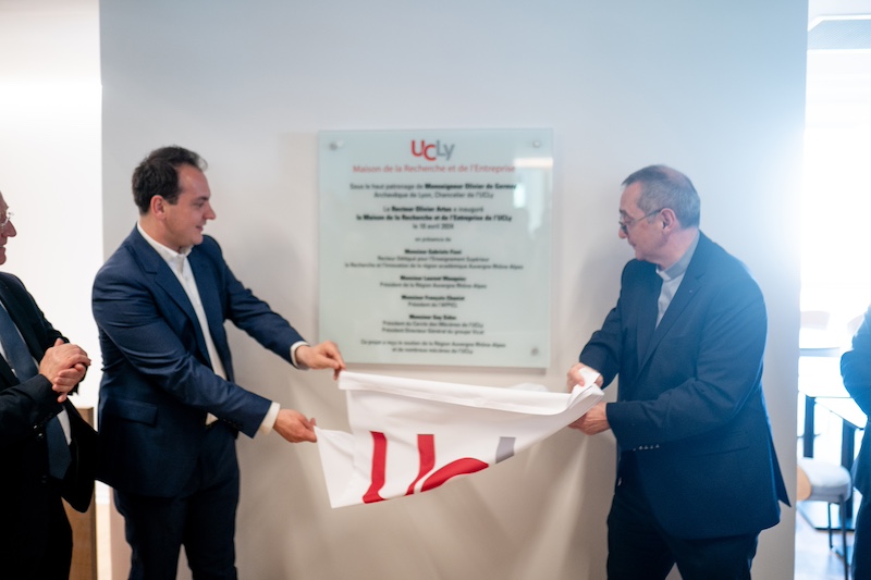 Lyon Université catholique de Lyon inaugure sa Maison de la Recherche et entreprise 1