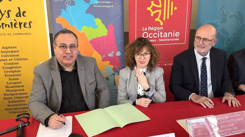 PETR Vidourle Camargue signature contrats bourgs centres
