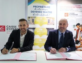 Signature Damien Teissier et Guillaume Beroujon Caisse d'epargne