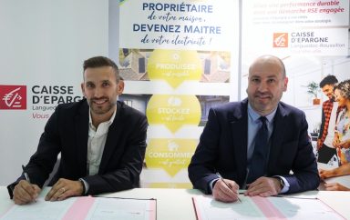 Signature Damien Teissier et Guillaume Beroujon Caisse d'epargne