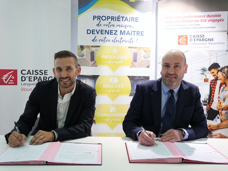 Signature Damien Teissier et Guillaume Beroujon Caisse d'epargne