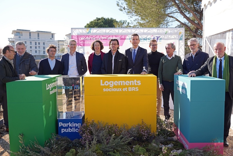 Castelnau pose de première pierre de l’opération INTENS’ITE