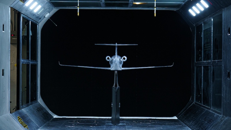 OA 3000, Wind Tunnel, View from Aft