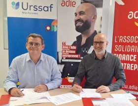 Urssaf Midi pyrénée adie partenariat