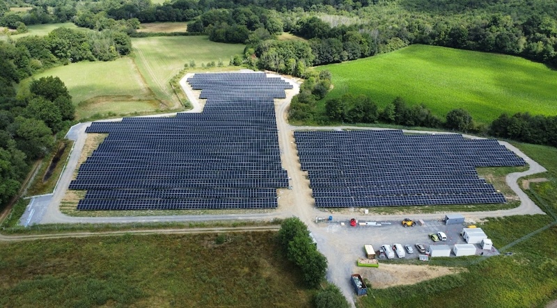 Centrale solaire mise en service ARBUS