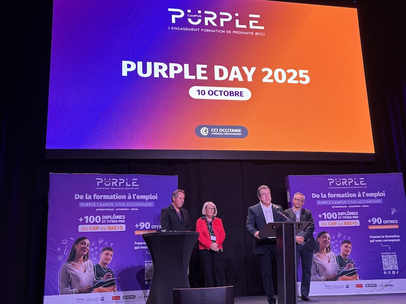 Purple Campus forme 15 900 personnes sur toute la région Purple Day