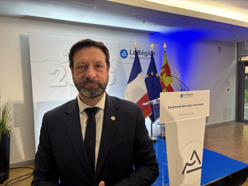 Région auvergne rhône alpes priorités vœux Fabrice Pannekoucke