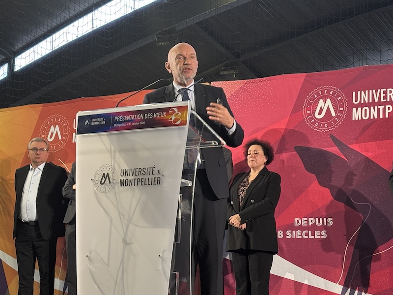 Voeux université montpellier 3