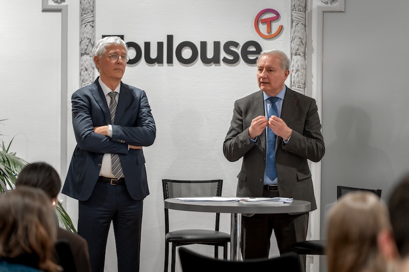 Conférence presse Toulouse Team Jean Claude Dardelet Jean Luc Moudenc 2© Rémi Deliegeon