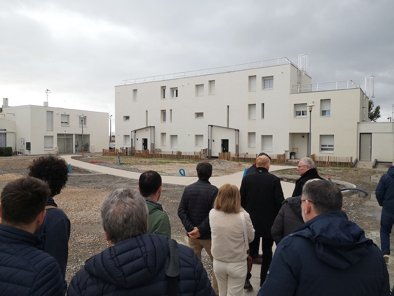 Visite chantier Paul Carrière 17 février 04