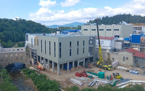 Ardèche nouvelle usine de production de papier recyclé sur l’ancien site Canson Montgolfier à Annonay