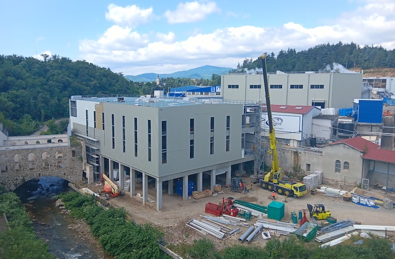Ardèche nouvelle usine de production de papier recyclé sur l’ancien site Canson Montgolfier à Annonay
