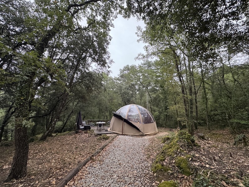 Campnig dans les Landes.