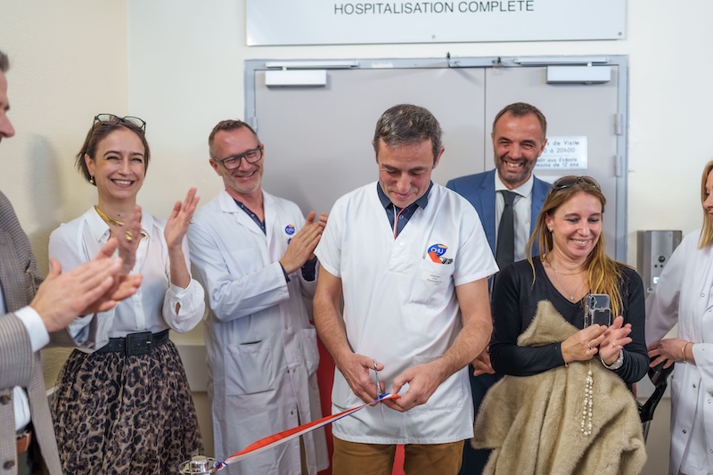 Inauguration Service d'oncologie médicale CHU de Montpellier Fabien Bernard