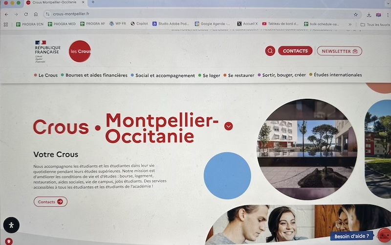 Logement étudiant Crous Mobtpellier