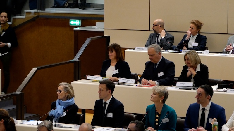 Véronique Sarsell, présidente de la Métropole de Lyon