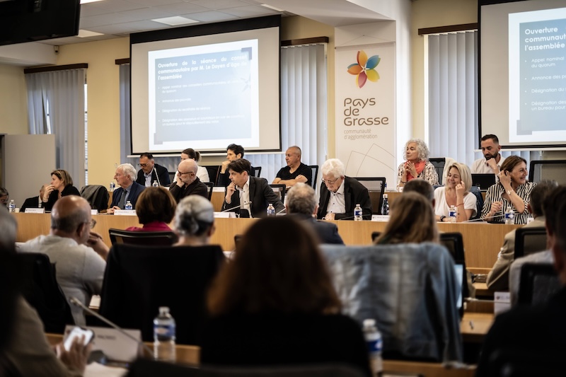 CAPG présidence Agglo Viaud pays de Grasse 1