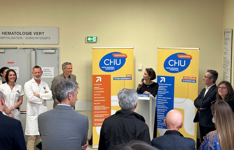 Montpellier CHU nouvelle unité hématologie de pointe et aux thérapies CAR T