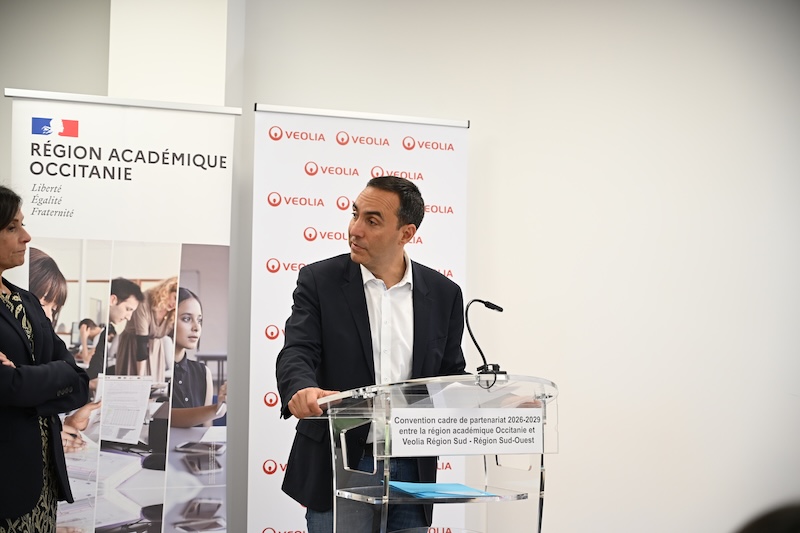 Veolia signature partenariat Académie de Montpellier 13