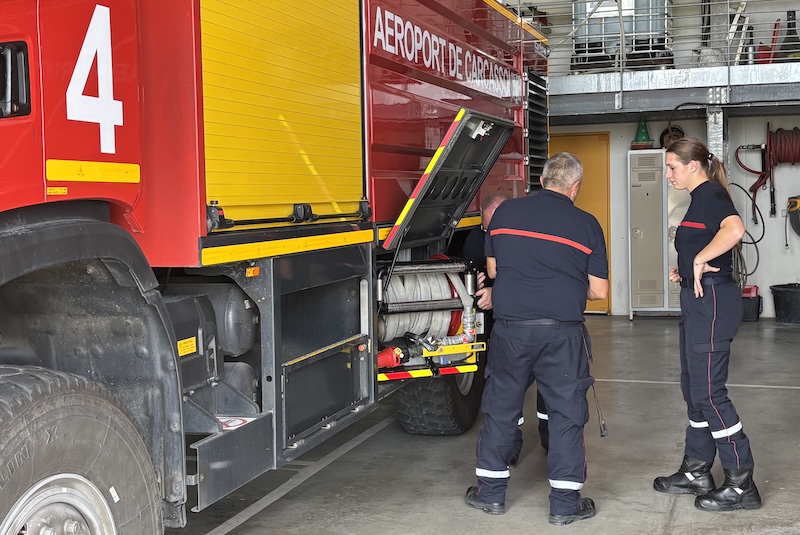 Aéroport de Carcassonne sécu pompiers incendies 2