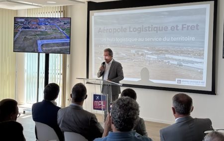 Aéroport de Montpellier projet Aéropole Logistique et Fret discours