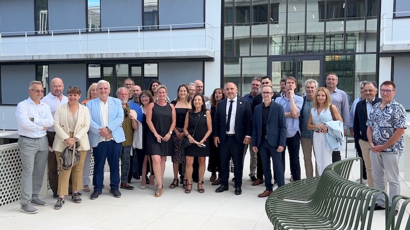 CCI Gard inauguration de la Maison des entreprises Main