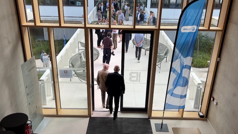 CCI Gard inauguration de la Maison des entreprises hall