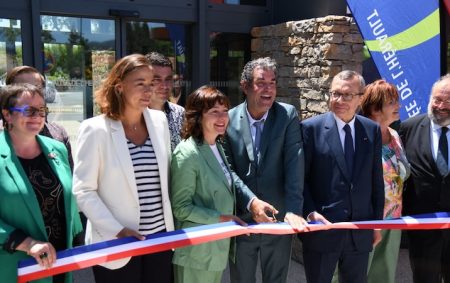 Vallée de l'Hérault inauguration de la Maison du tourisme et des mobilités YT