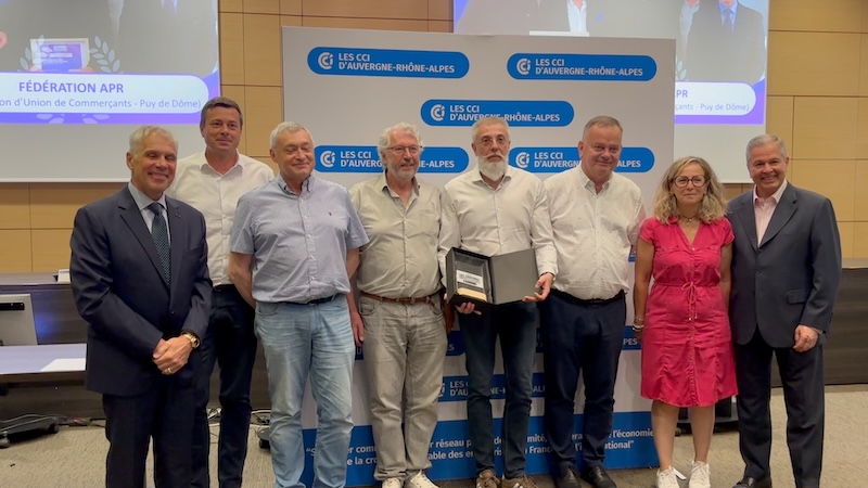 CCI AURA Trophée du Commerce laureat