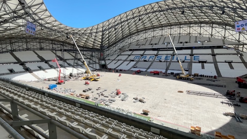 Cepac Velodrome Naming travaux stade