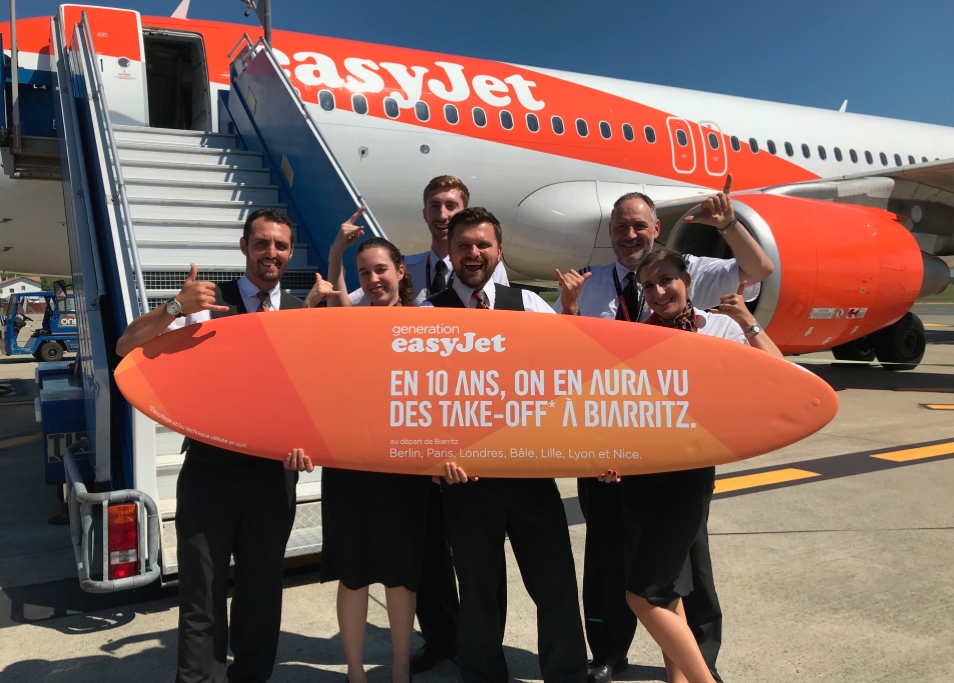 C'est officiel : Le premier vol easyJet entre Biarritz et Berlin a décollé !