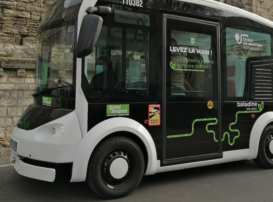 Le Grand Avignon inaugure « La Baladine «  les nouveaux véhicules de la navette du centre-ville d’Avignon