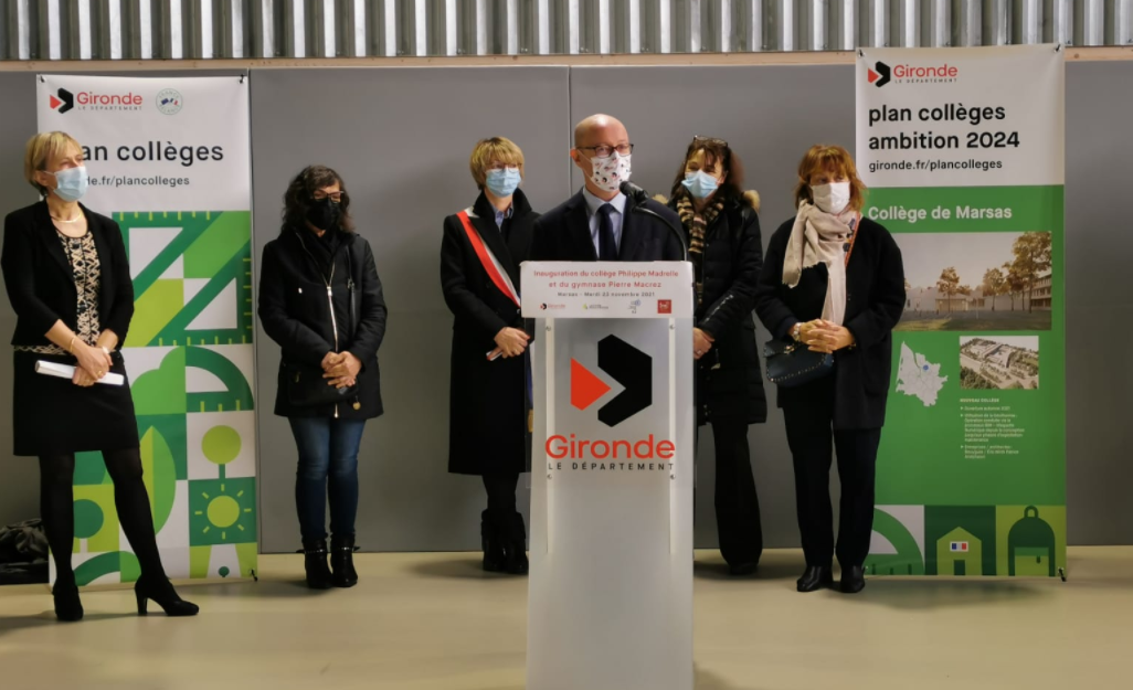 Gironde : 100 millions d’€ pour soutenir la construction et la rénovation de collèges
