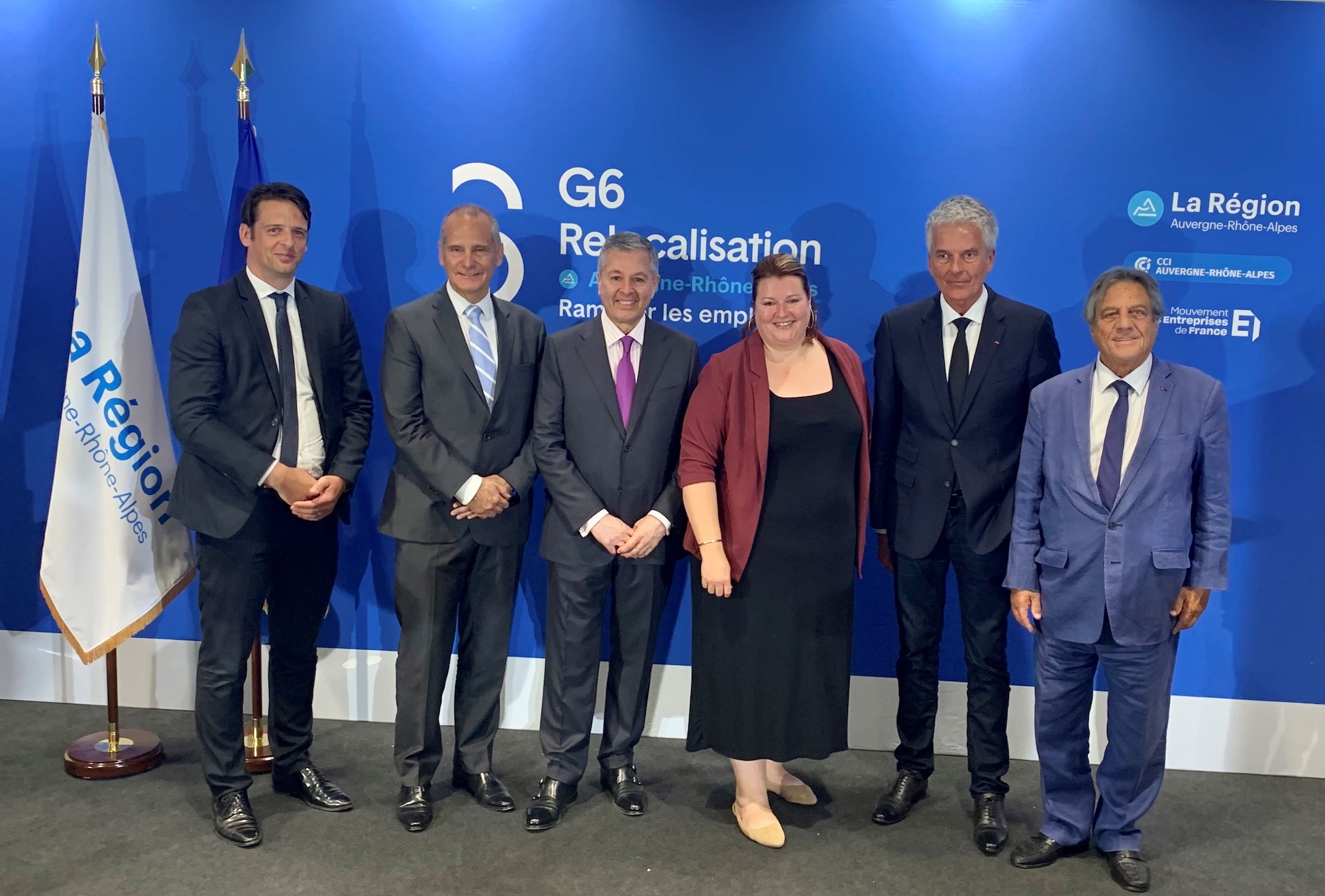 La Région Auvergne-Rhône-Alpes lance le «  G6 de la relocalisation « pour faciliter les relocalisations