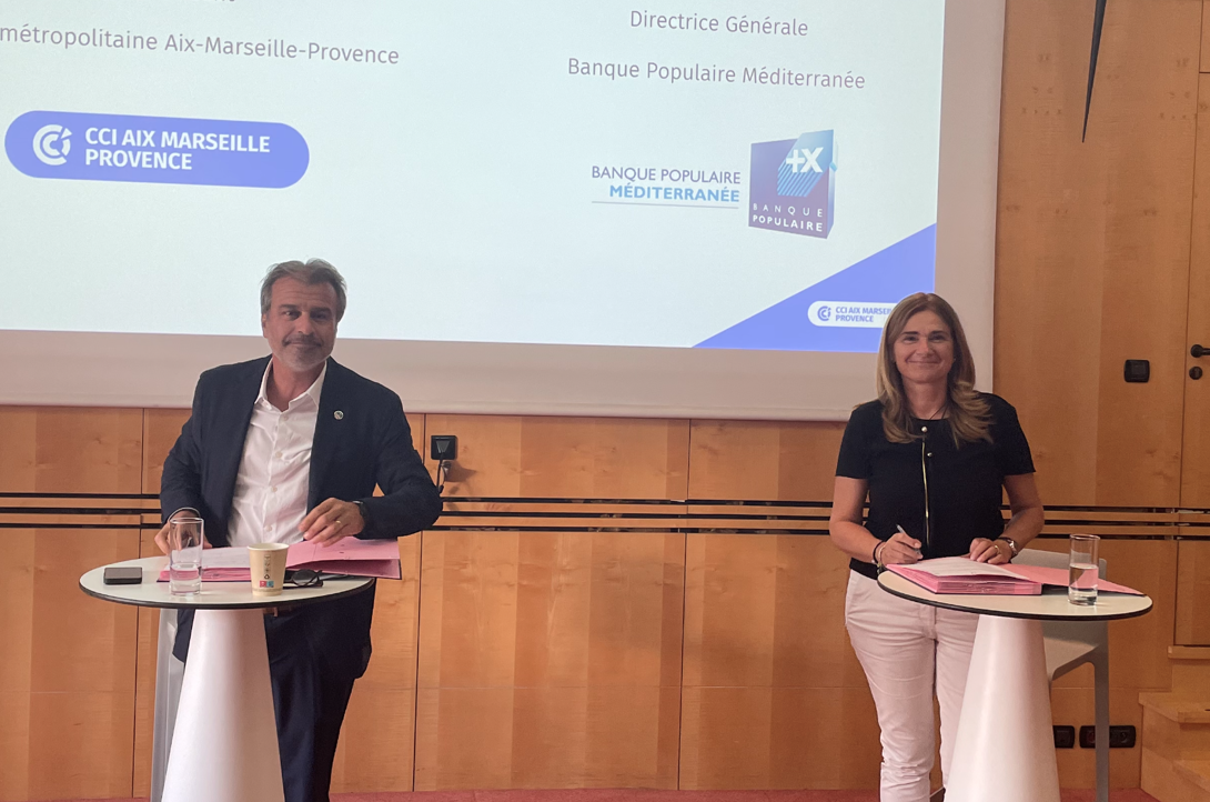 Marseille : La CCI métropolitaine Aix-Marseille-Provence et la Banque Populaire Méditerranée s’engagent pour soutenir les créateurs d’entreprise en franchise et l’entrepreneuriat au féminin